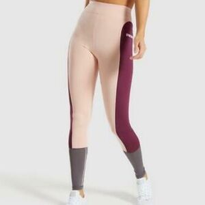 Gymshark Illusion Colorblock Althetic Leggings